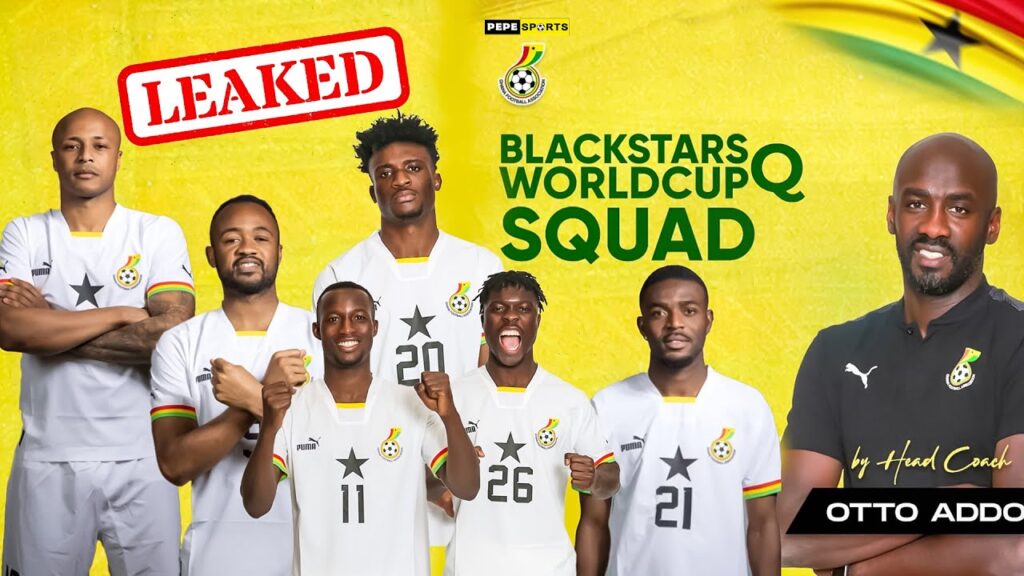 LEAKED🚨BLACKSTARS🇬🇭SQUAD FOR 2026 WORLD CUP QUALIFIERS REVEALED BY PEPE SUARRZ 👏 ✅️