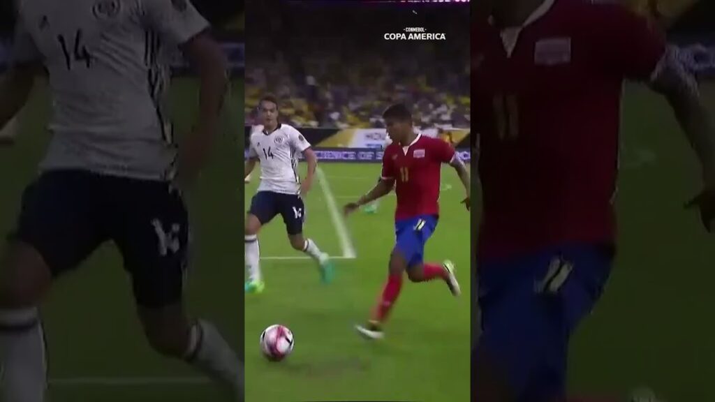 Johan Venegas with the skill that led to an own goal 🫣#FeelTheGreatness