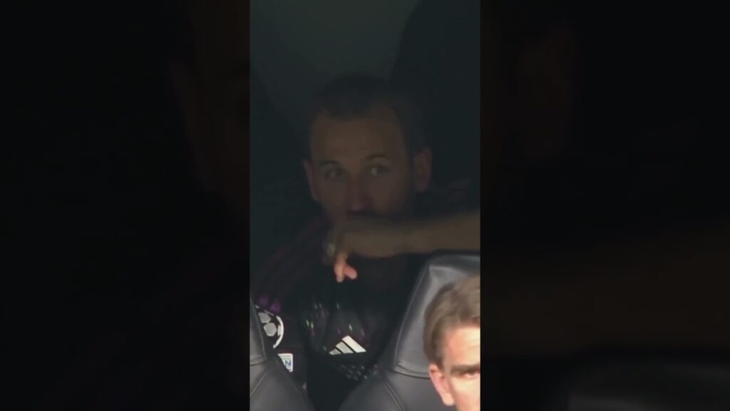 Harry Kane’s reaction as his Bayern team crashed out of Europe 💔