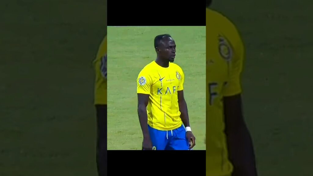 اول دخول لـ ساديو ماني مع النصر شاهد اول دخول له مع النصر ماذا عمل🤯🤯