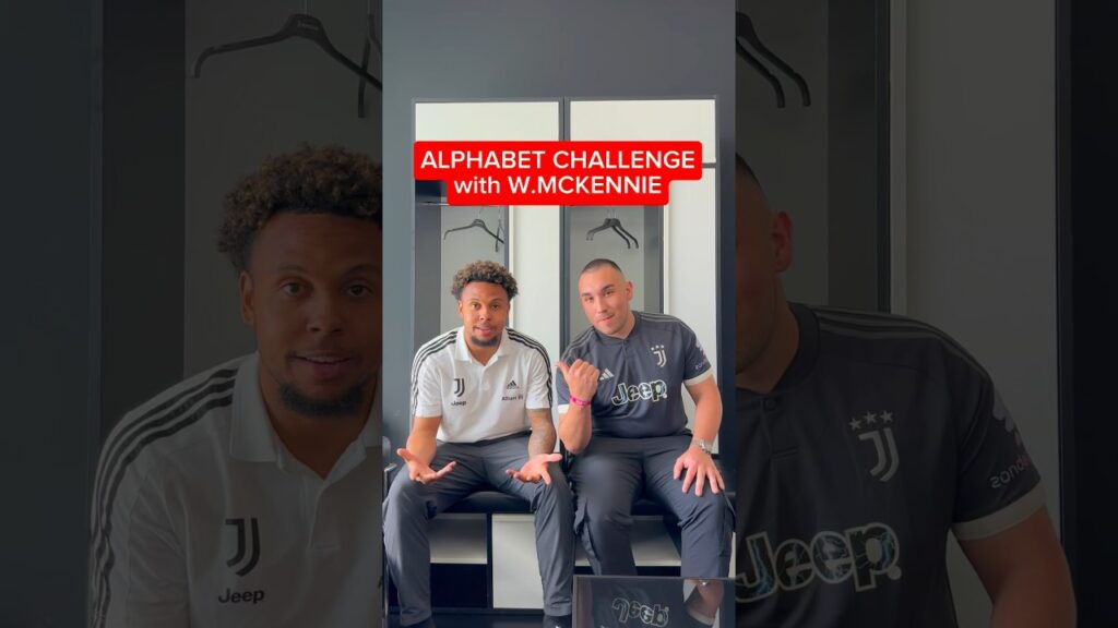 Alphabet Challenge with W. McKennie ⚽️🔠 #challenge #juventus #mckennie #skillscrewhd