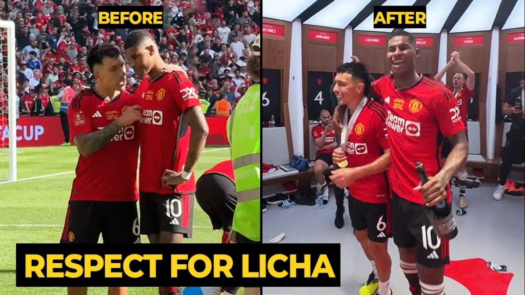 Lisandro Martinez is the only player comforting Rashford from sadness to happiness | Man Utd News