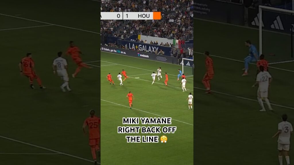 John McCarthy and Miki Yamane HUGE Goal Line Stand For LA Galaxy