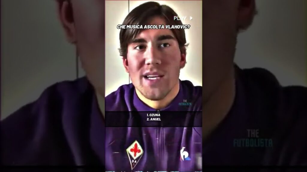 Che musica ascolta DUSAN VLAHOVIC? #vlahovic #juventus #calcio #shorts