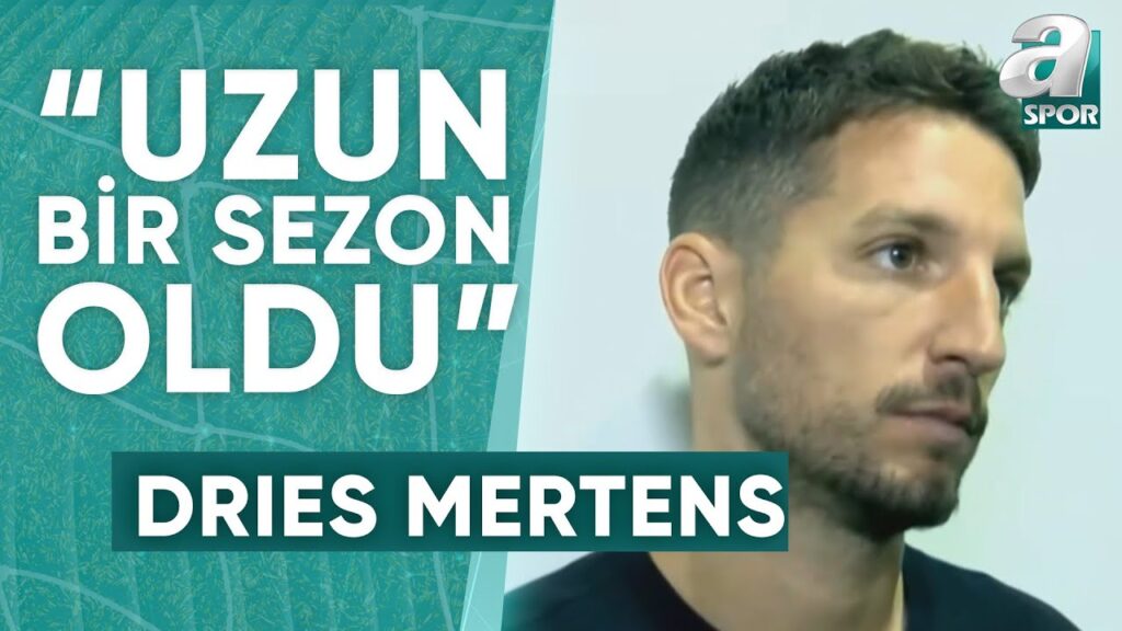 Dries Mertens: "Sezonu Çok Güzel Bir Şekilde Bitirdik" / A Spor / 26.05.2024