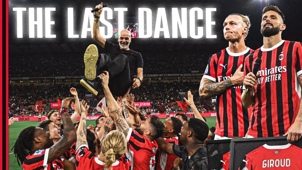 Giroud, Kjær and Pioli's emotional farewell to San Siro