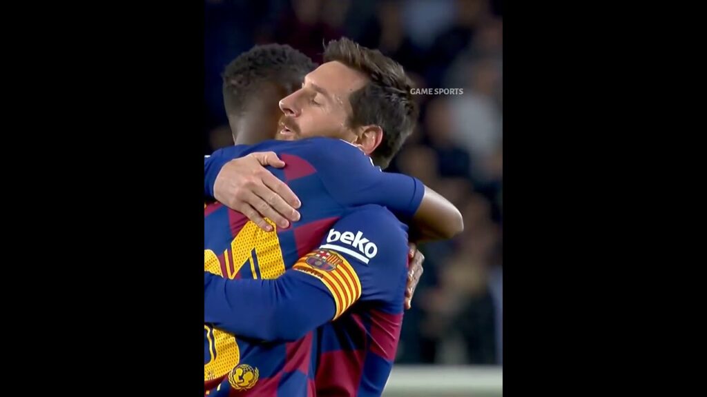 Messi help Dembele & Ansu Fati