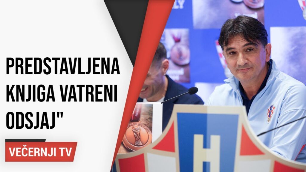 Promocija knjige Vatreni odsjaj o kojoj pričaju Zlatko Dalić, Marijan Kustić i naši reprezentativci