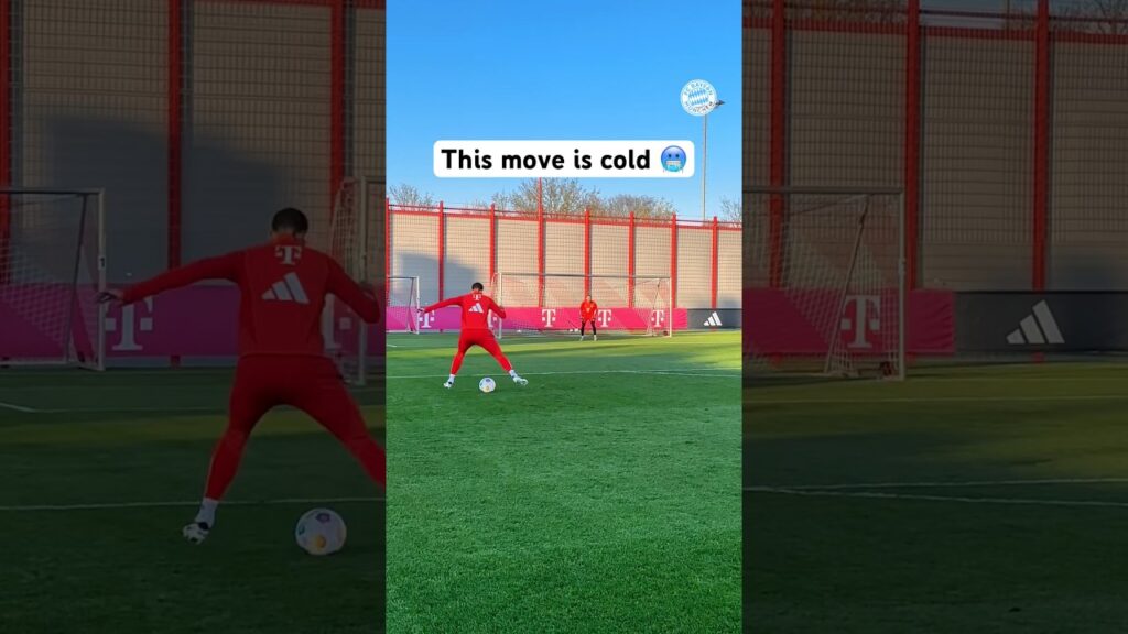 ✍️ Fill in the blank: This SIGNATURE MOVE of Jamal Musiala is _____ 🥶