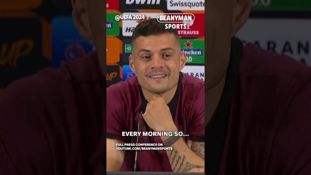 'We drink BLOOD every morning!' 🧛👀 | Granit Xhaka on how Bayer Leverkusen manage their nerves