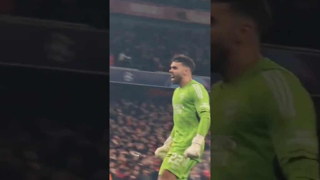 DAVID RAYA'S VIRAL CELEBRATION | Arsenal vs Porto