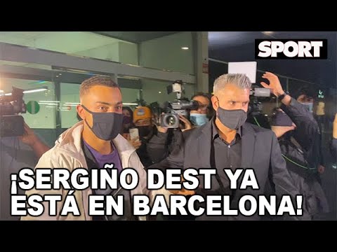 ✈😬 ASÍ HA SIDO LA LLEGADA DE SERGIÑO DEST A BARCELONA