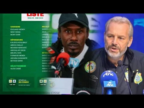 SÉNÉGAL 🇸🇳 VS RDC🇨🇩, ALIOU CISSÉ LANCE LES  HOSTILES