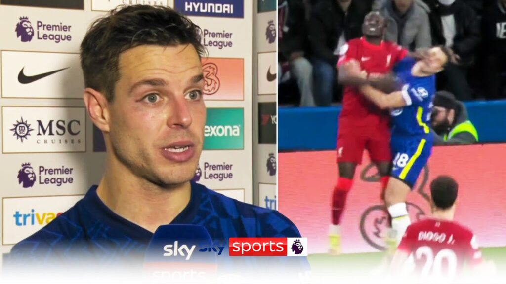 "It's a CLEAR red!" | César Azpilicueta unhappy with VAR after Sadio Mane's controversial challenge