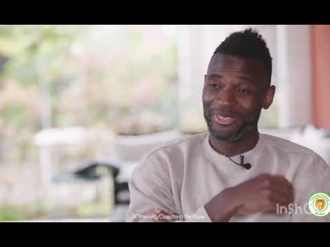 JEAN PIERRE NSAME SE VIDE AVEC LES LIONS INDOMPTABLES.