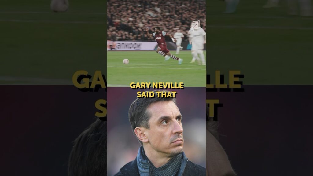 Gary Neville on Mohammed Kudus 🗣️ #shorts