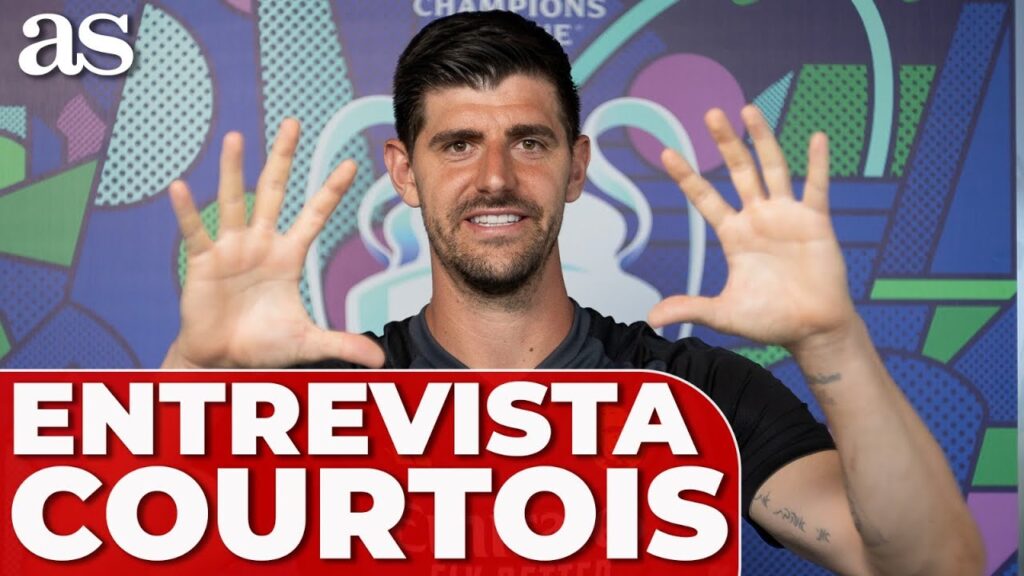 THIBAUT COURTOIS, ENTREVISTA EXCLUSIVA AS: BORUSSIA DORTMUND vs. REAL MADRID, LUNIN, SIMEONE...