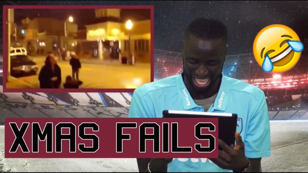 XMAS FAILS - KOUYATE CAN'T STOP LAUGHING 😂