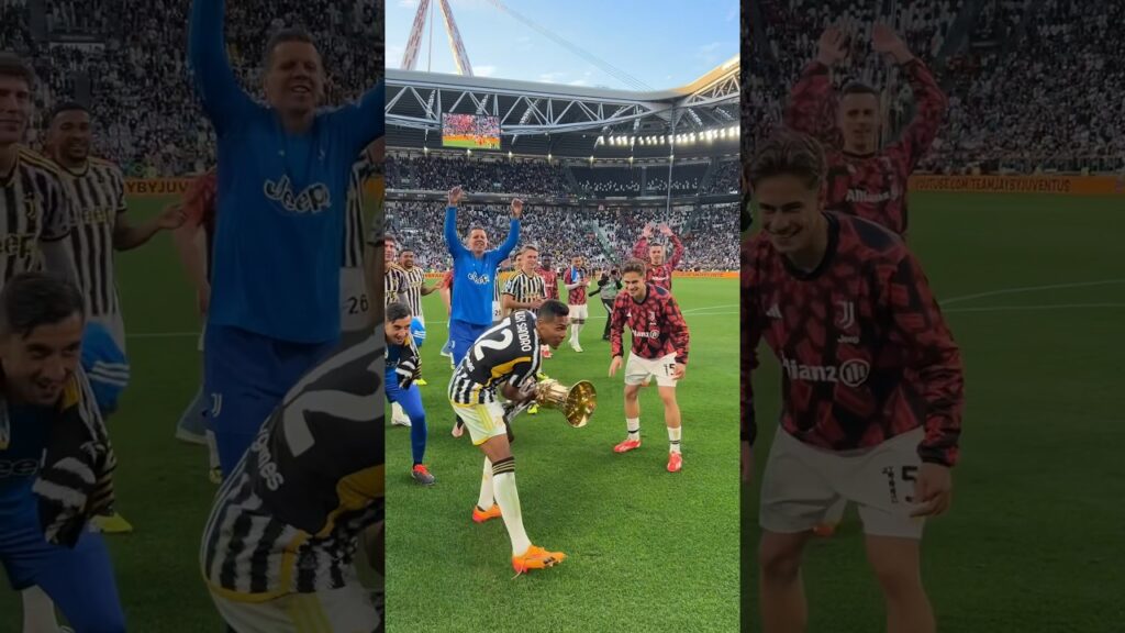 A moment Alex Sandro will remember forever 🤍🖤 @seriea @DAZNIT