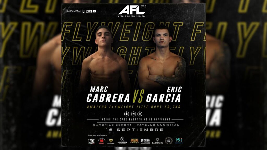 AFL 31 CAMBRILS | ERIC GARCIA VS MARC CABRERA Combate amateur