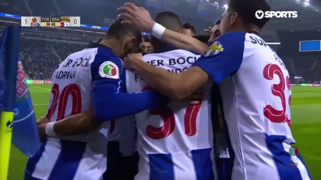 Goal | Golo Alex Telles: FC Porto (1)-0 Braga (Taça de Portugal 18/19 1/2 Final)