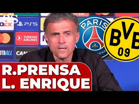 LUIS ENRIQUE, RUEDA PRENSA durísima tras la ELIMINACIÓN | PSG 0 - Borussia Dortmund 1 hoy