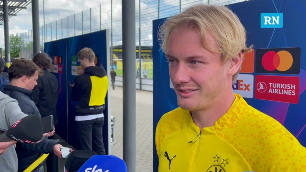 BVB-Mittelfeldspieler Brandt über das Finale: "Ich habe jetzt keine großen Schlafprobleme"