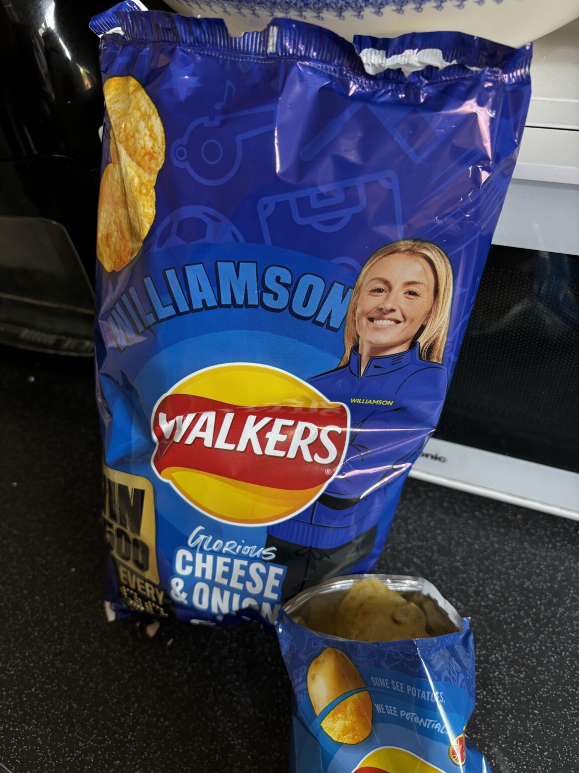 Prepping for the match.