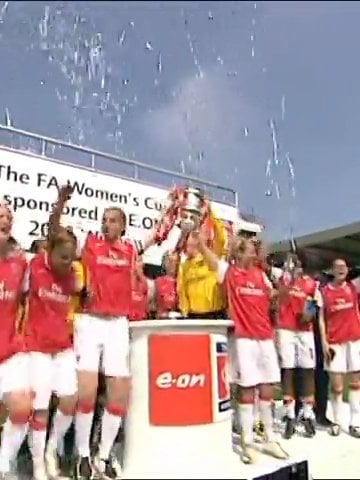 Arsenal Ladies win the Fa Cup 2008