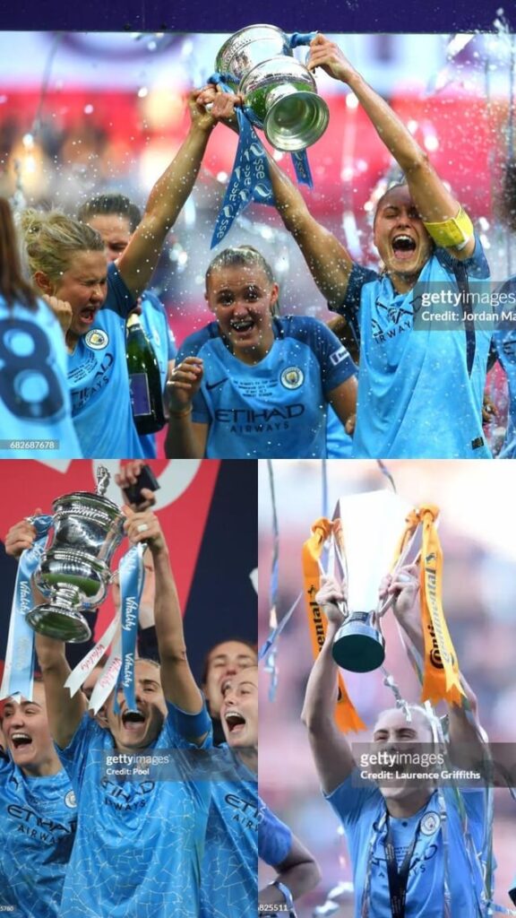 Steph has lifted a lot of trophies and won a lot of awards in her career, only 2 games to go and she could be lifting the league trophy in her last football game.