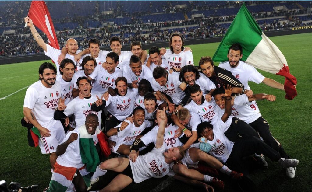 On this day in 2011, AC Milan won their 18th Scudetto ❤️🖤🏆