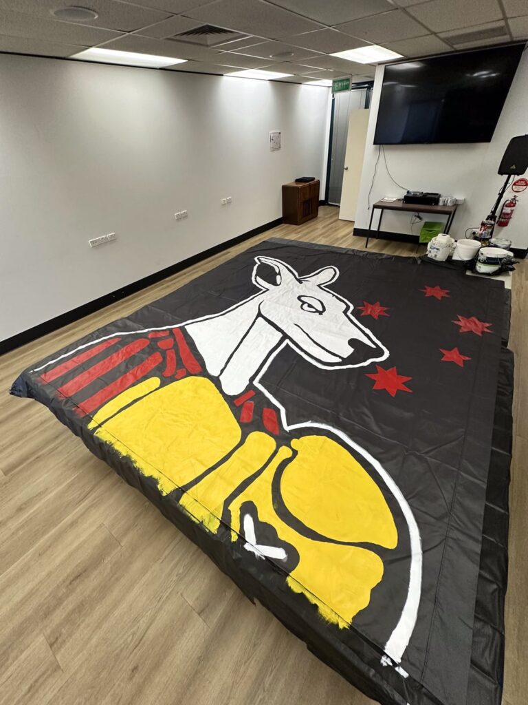 "Behind the scenes look at what fans have planned for Milan-Roma in Australia this week! Only a post season friendly for some, but it means the world to these fans. They will also feature on our AC Milan Talk show tomorrow!"