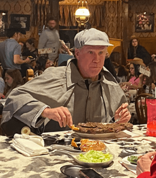 Will Ferrell has acquired a "large steak"