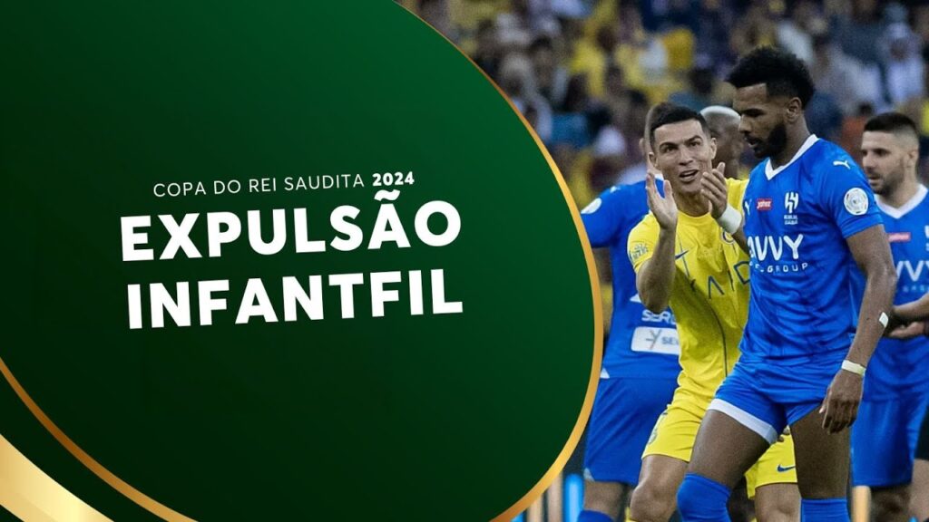 Jogador do Al Hilal dá CABEÇADA em adversário do Al Nassr e é expulso na final da Copa do Rei