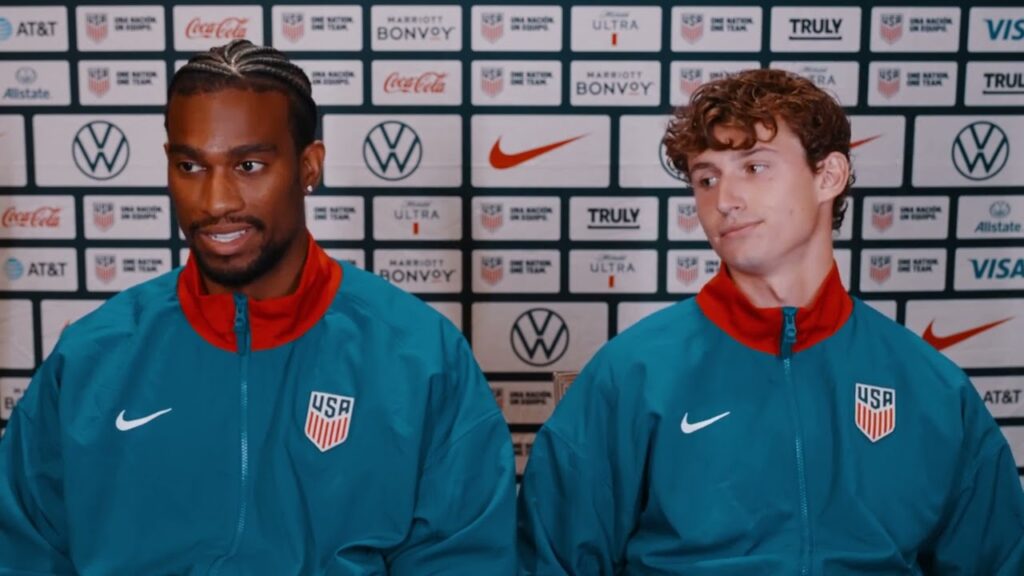 USMNT forwards BRENDEN AARONSON and HAJI WRIGHT; Team USA faces Colombia in a friendly match