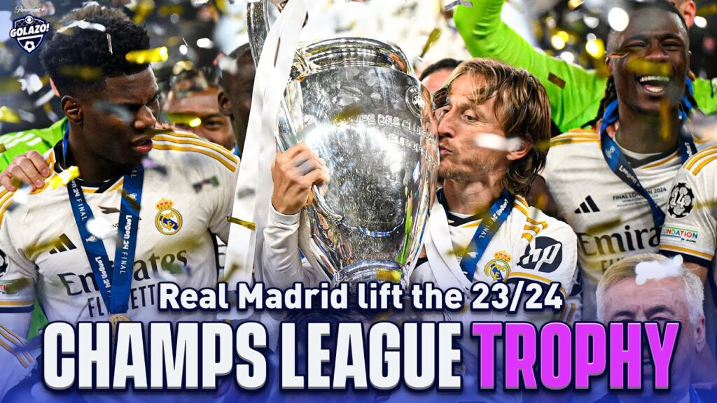 Real Madrid lift their 15th European trophy! | UCL Today | CBS Sports Golazo Real Madrid lift their 15th European trophy! | UCL Today | CBS Sports Golazo