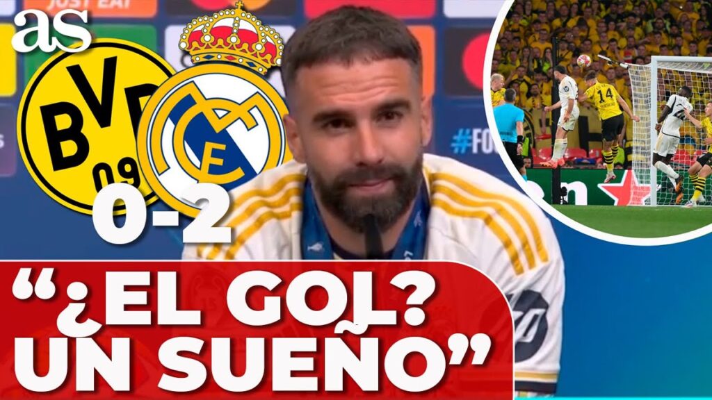 CARVAJAL y su gol en la FINAL de la CHAMPIONS | Borussia Dortmund 0 Real Madrid 2