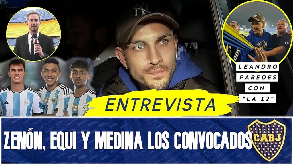 LEANDRO PAREDES con LA 12💙💛💙ZENÓN, FERNÁNDEZ, MEDINA Y BREY convocados🗞️NOTICIAS DE BOCA JUNIORS HOY