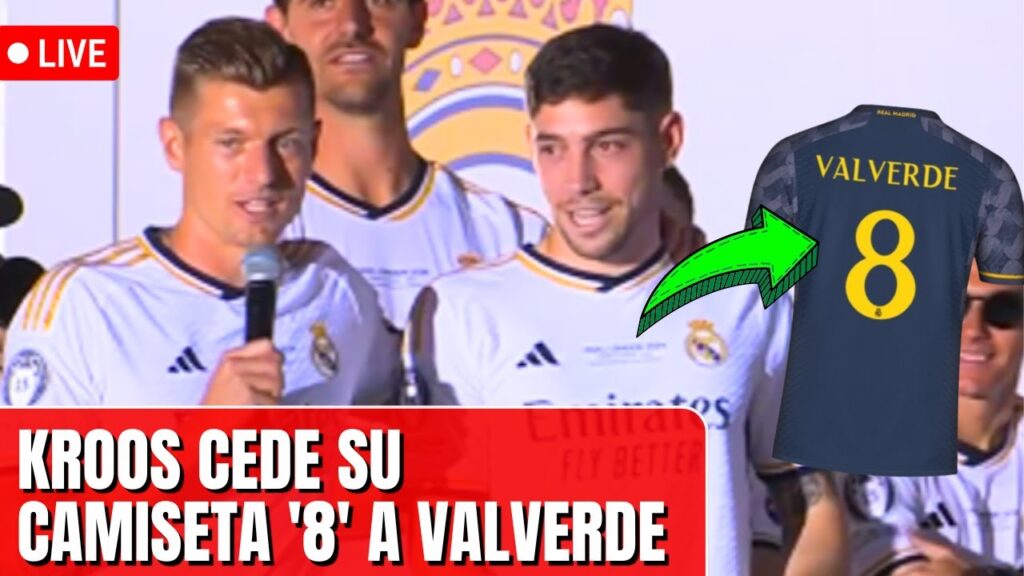 🚨KROOS CEDE SU CAMISETA '8' A VALVERDE | FIESTA EN CIBELES (NOTICIAS DEL REAL MADRID )