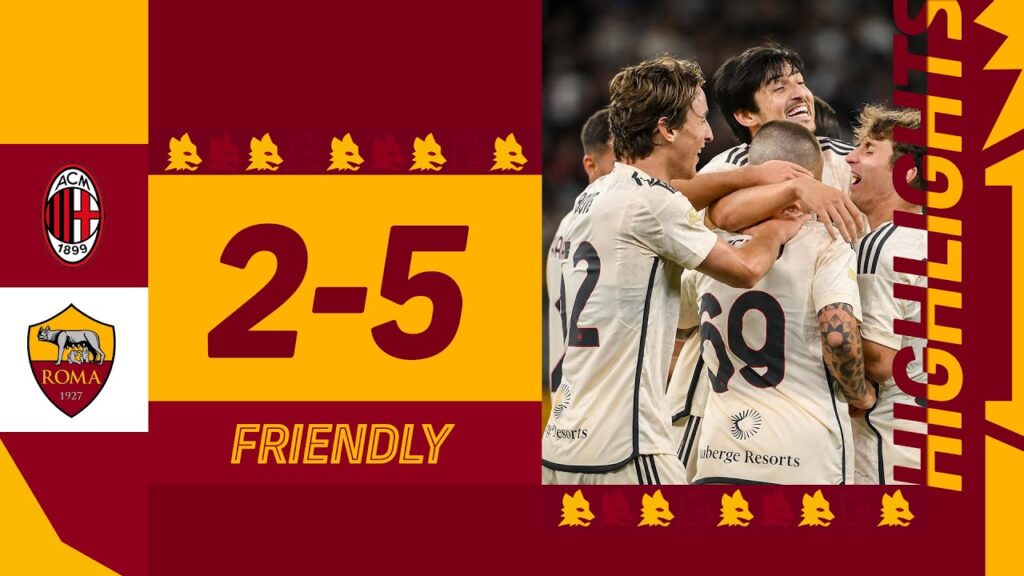 🤚 VINCIAMO A PERTH! MILAN 2-5 ROMA | AMICHEVOLE | HIGHLIGHTS
