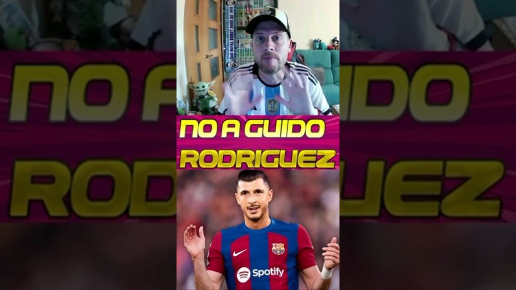 #shorts FLICK DICE NO A GUIDO RODRIGUEZ #fcbarcelona #barça