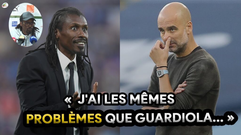 « J'ai les mêmes problèmes que Guardiola...», la déclaration surprenante d’Aliou Cissé, Sénégal