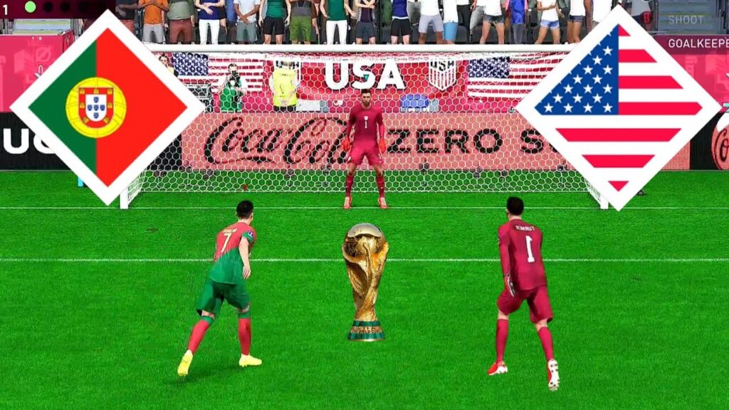 PORTUGAL VS UNITED STATES | FC 23 PENALTY SHOOTOUT RONALDO VS MATT TURNER | #fifa23