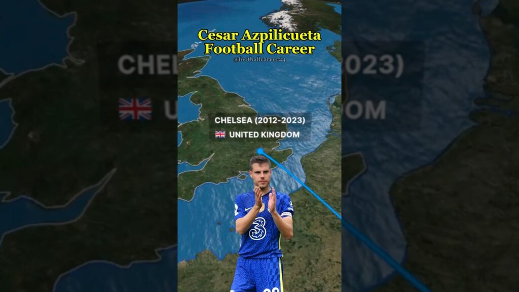 Cesar Azpilicueta Football Career Journey🇪🇦 #chelsea #spain