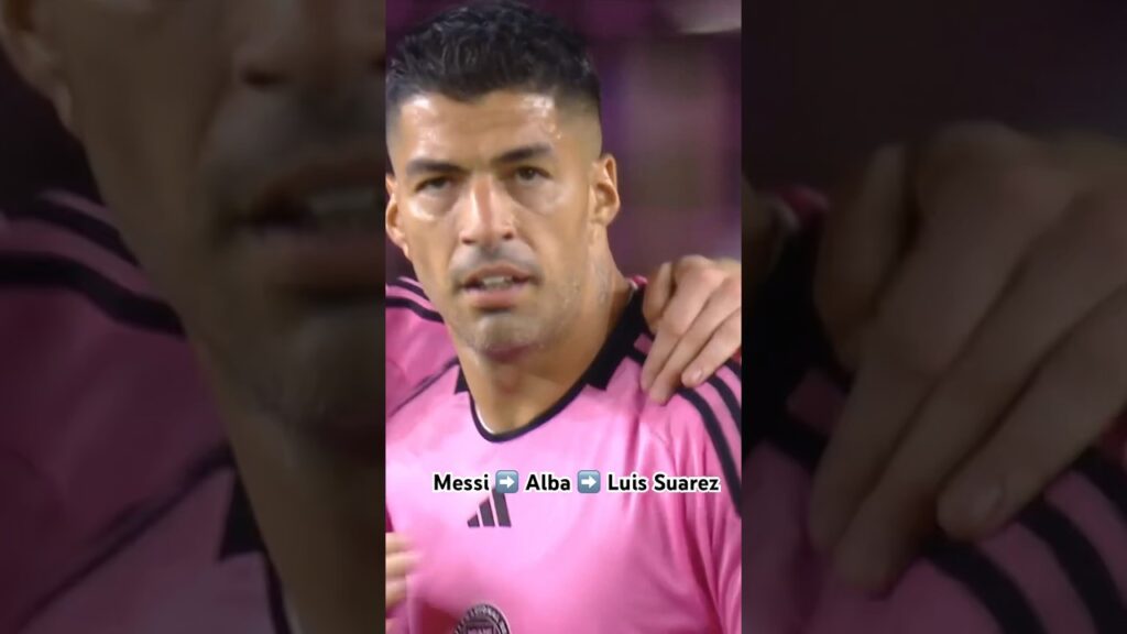 Leo Messi to Jordi Alba to Luis Suarez! That old Barcelona connection 👏