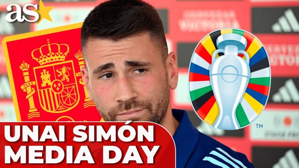 UNAI SIMÓN, en el MEDIA DAY de la SELECCIÓN ESPAÑOLA antes de la UEFA EURO 2024