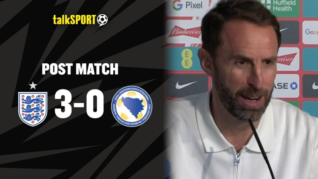 Gareth Southgate CALLS England's 3-0 Win Vs Bosnia and Herzegovina "A GOOD DAY AT THE OFFICE!" 🔥