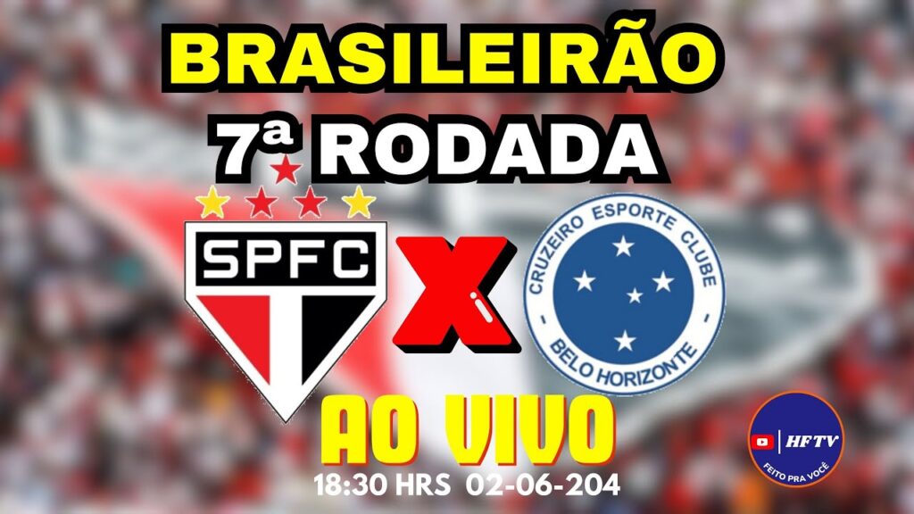 São Paulo x Cruzeiro | AO VIVO | Brasileirão 2024