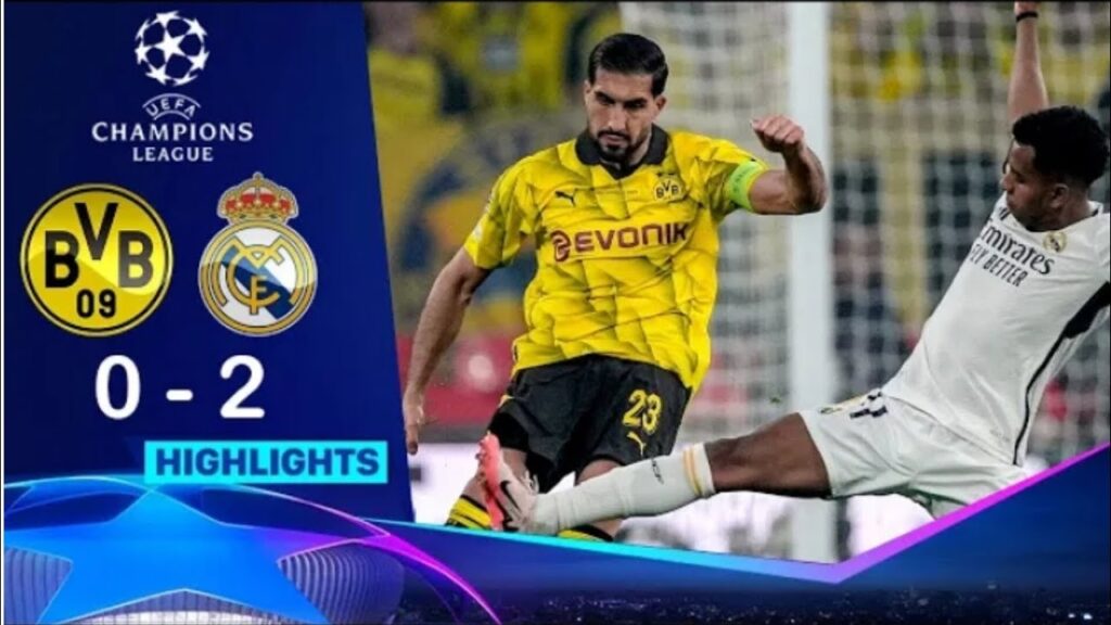 Borussia Dortmund vs Real Madrid 0-2 | UEFA Champions League 2024 | FINAL | Match Highlights