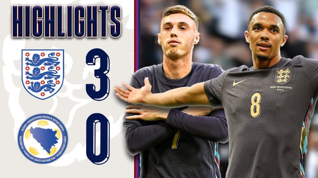 England 3-0 Bosnia and Herzegovina | Palmer, Kane & Trent Seal Victory At St. James' Park Highlights